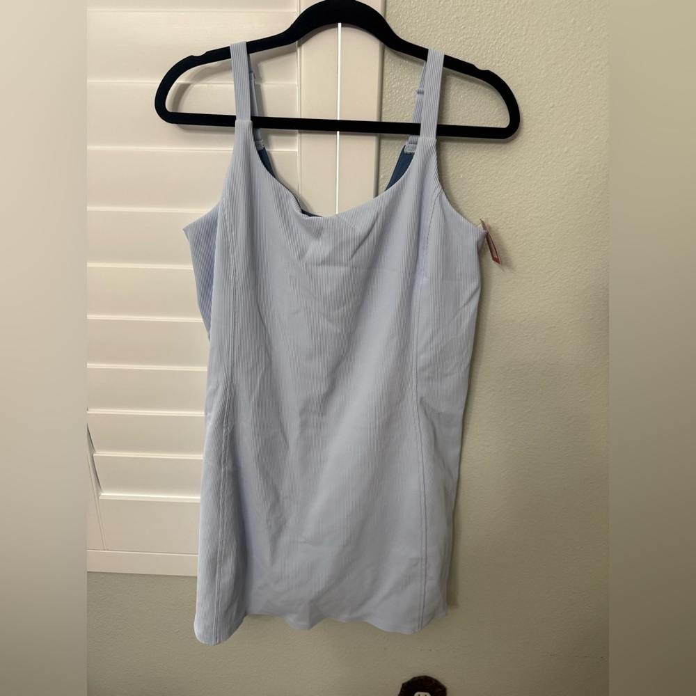 Brand new with tags SPANX dress Blue with attached shorts